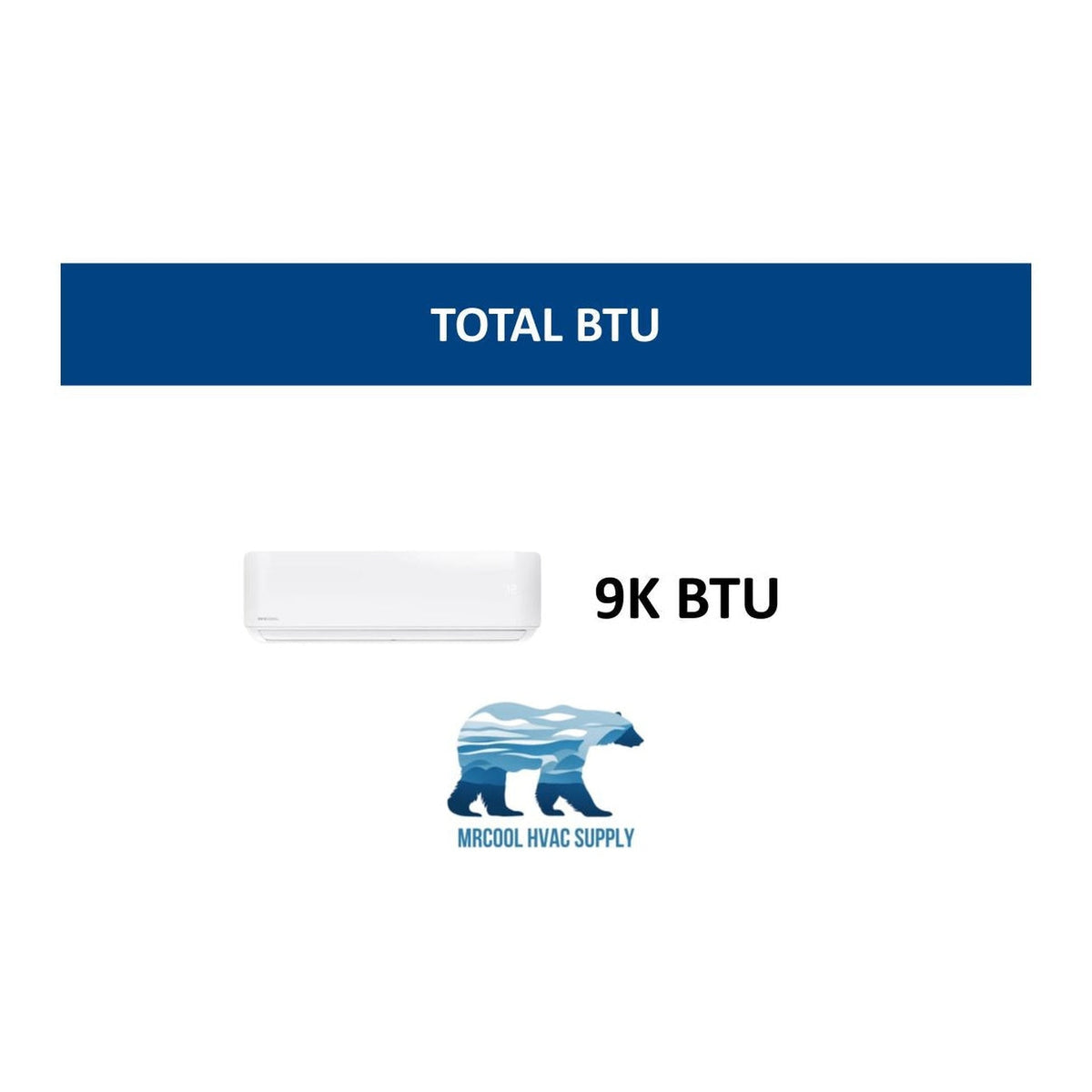 MRCOOL 5th Gen Advantage 9K BTU Wall Mount Air Handler 115V, A-09-HP-WMAH-115D-O