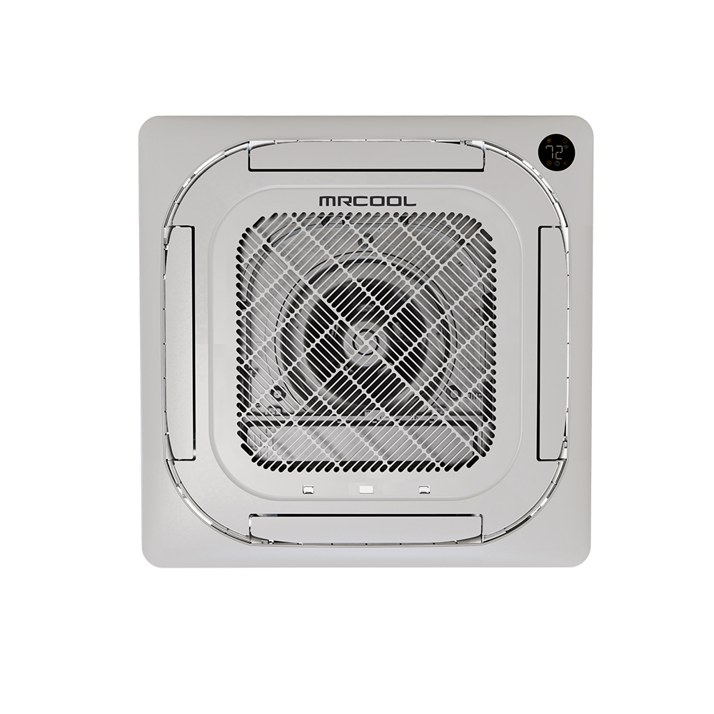 Olympus 24,000 BTU 2 Ton Ductless Mini-Split Ceiling Cassette with Panel - 230V/60Hz (HVAC Technician Required), CASSETTE24HP-230C-P-O