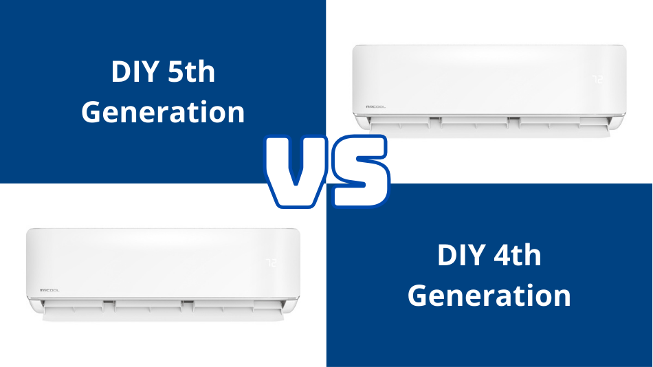 MRCOOL DIY 5th Gen vs DIY 4th Gen
