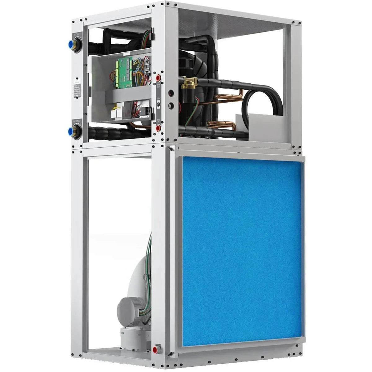 MRCOOL 60K BTU Downflow Two-Stage 230V 1-Phase 60Hz CuNi Coil Right w/Heater, GCHPD060TGTANDR