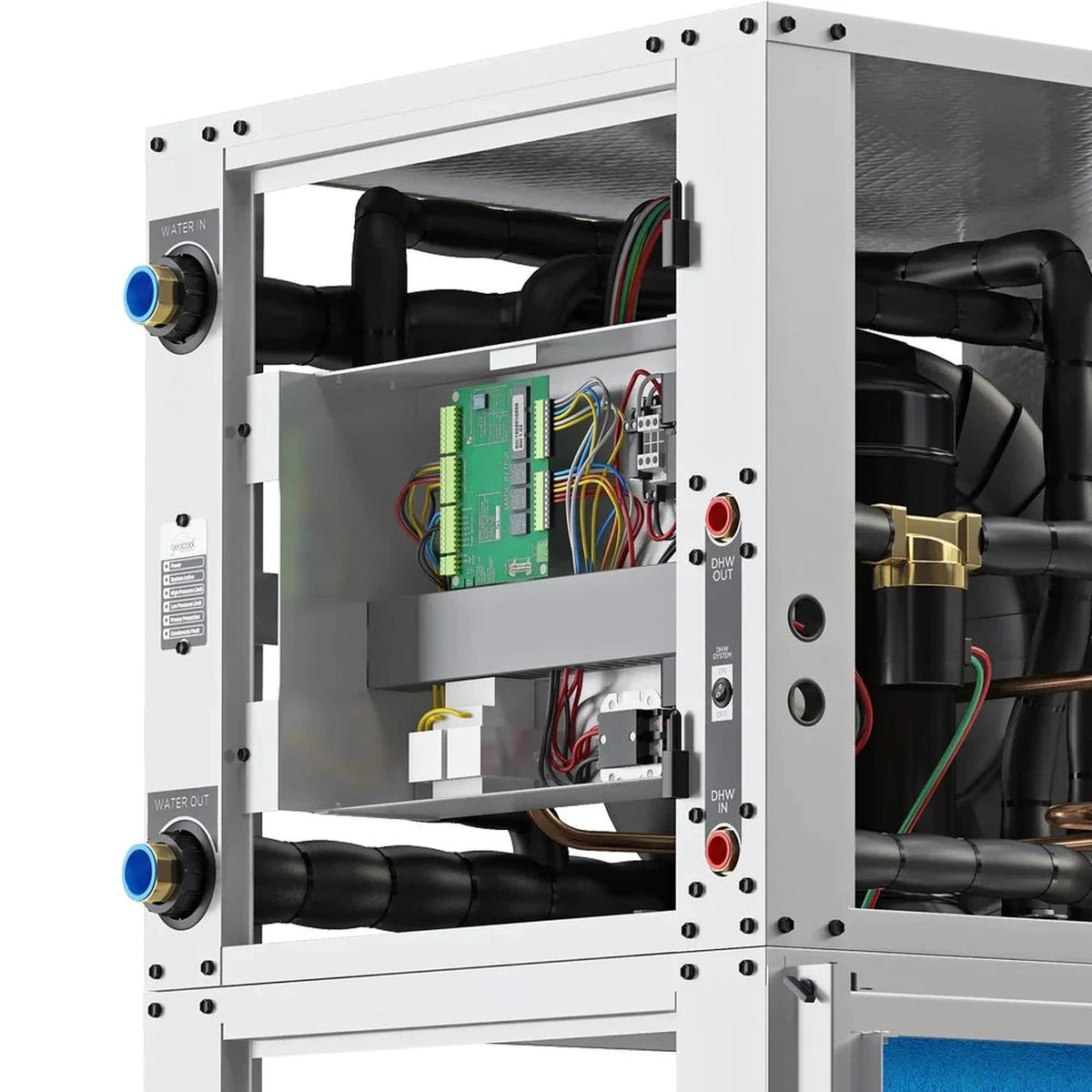MRCOOL 24K Downflow Two-Stage 230V 1-Phase 60Hz CuNi Coil Right w/Heater, GCHPD024TGTANDR