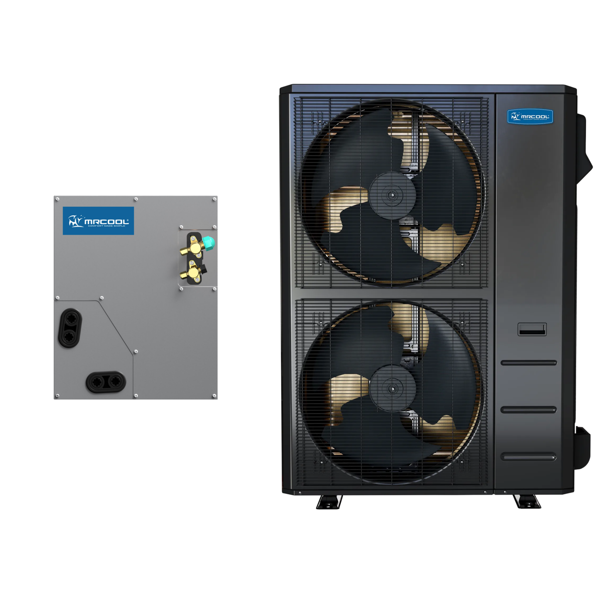 MRCOOL 5 Ton Central Universal Heat Pump and 21" DIY Cased Coil