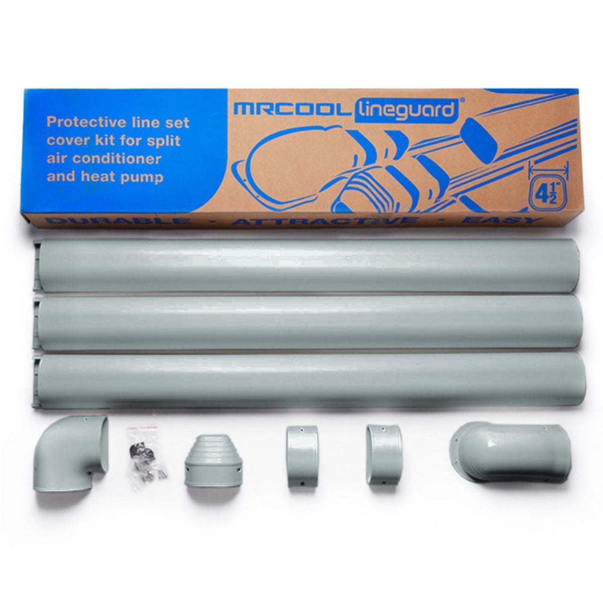 MRCOOL LineGuard Set Cover - Gray, MLG450-G-01