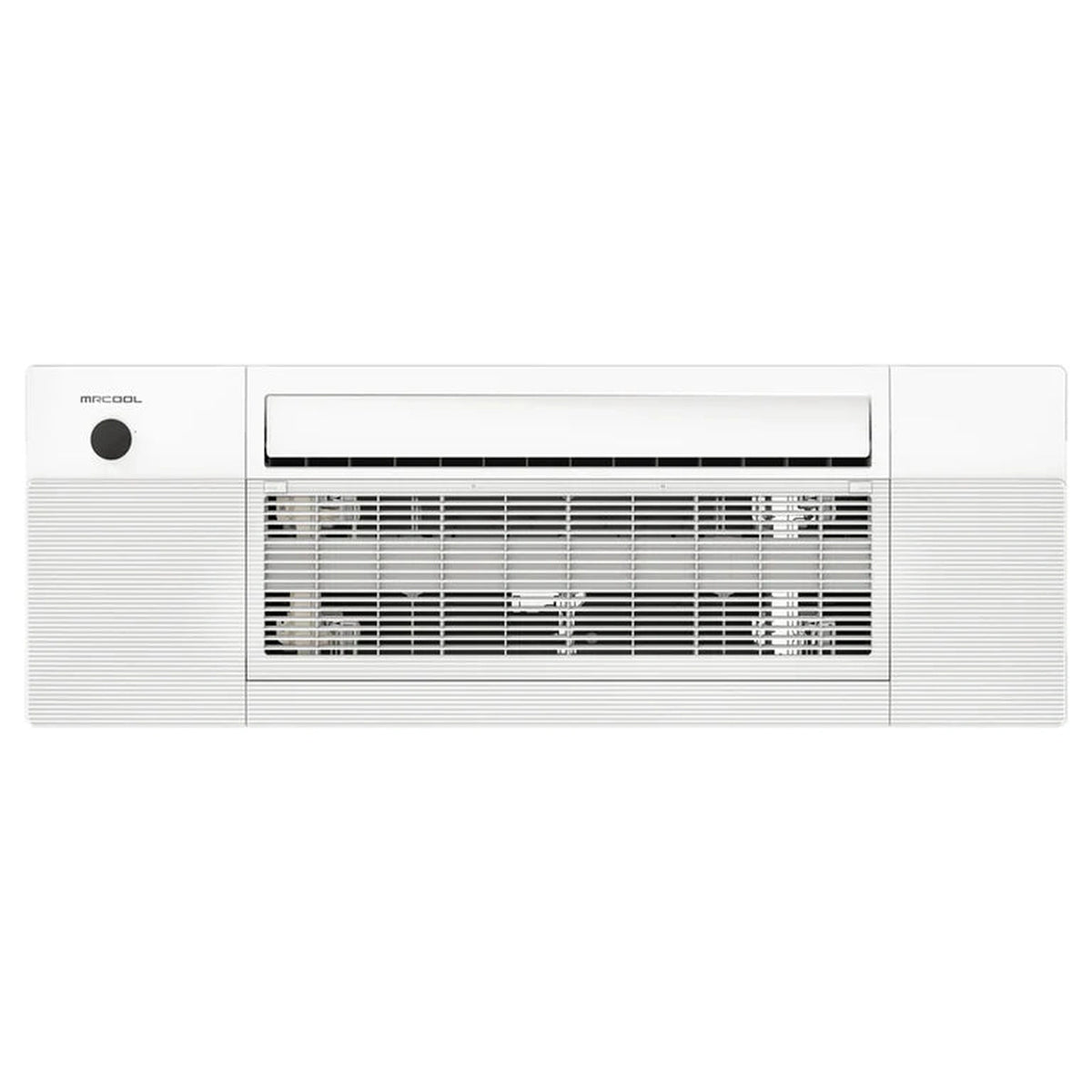 MRCOOL DIY 5th Gen 2-Zone 12,000 BTU Ceiling Cassette Ductless Mini Split Air Conditioner &amp; Heat Pump with Pre-Charged 35ft. Line Sets (6K+6K), DIYM218HPC00D11