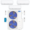 MRCOOL DIY 5th Gen 3-Zone 63,000 BTU Ductless Mini Split Air Conditioner & Heat Pump (9K + 18K + 36K), DIY3-B-55HP091836