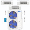 MRCOOL DIY 5th Gen 3-Zone 33,000 BTU Ceiling Cassette Ductless Mini Split Air Conditioner & Heat Pump (6K+9K+18K), DIY3-BC-48HP060918