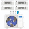 MRCOOL DIY 5th Gen 4-Zone 30,000 BTU Ceiling Cassette Ductless Mini Split Air Conditioner & Heat Pump (6K+6K+9K+9K), DIY4-BC-36HP06060909